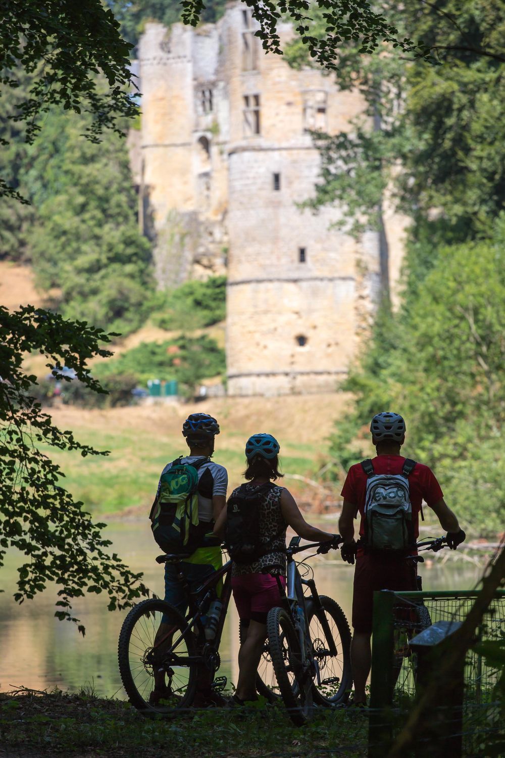 Tour à vélo au château de Beaufort