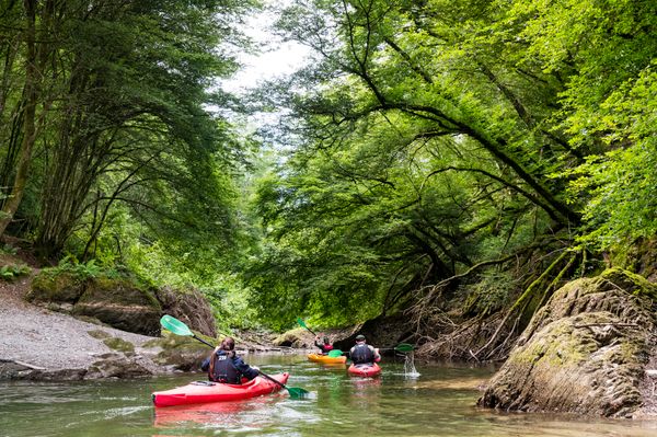 Kayak sur le Lac de la Haute-Sûre à Lultzhausen