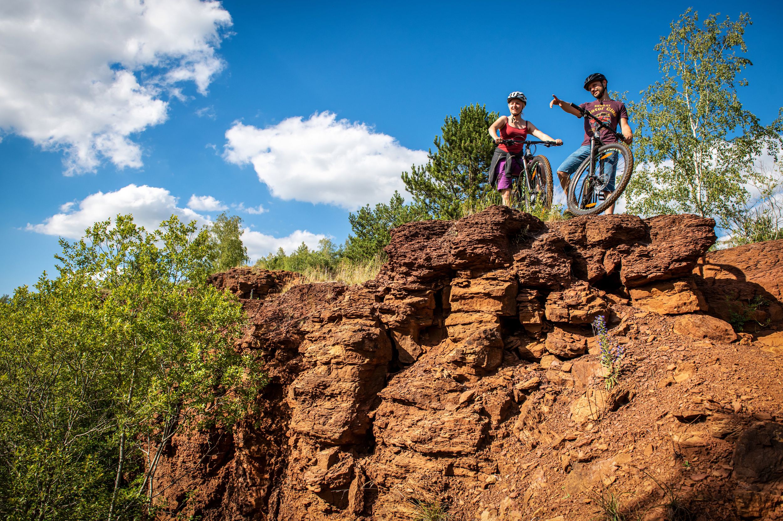 MountainBike Tour durch die Region Minett