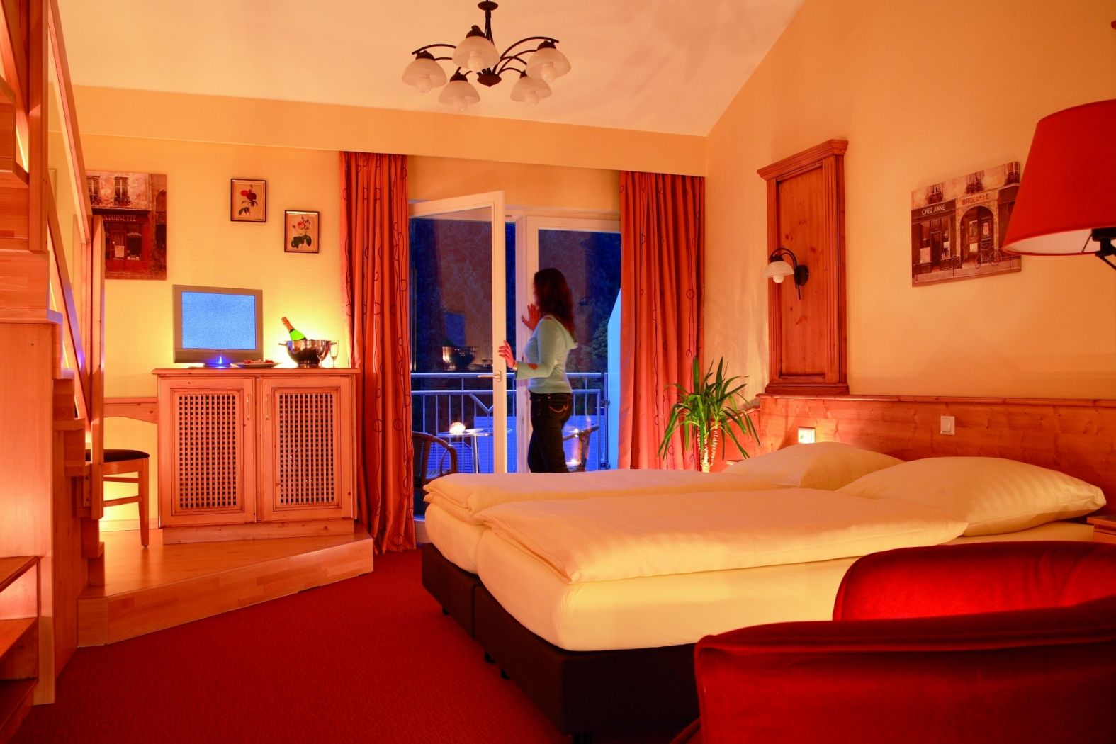 Hotel-Restaurant Belle-Vue Zimmer