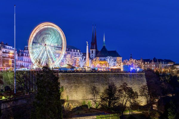 Winterlights and Christmas market, Luxembourg City